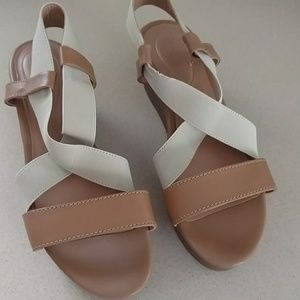 Strappy wedges
